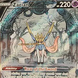 Pokemon TCG Zacian V Crown Zenith: Galarian Gallery NM Chase Card #GG48 Gifts - Image 2