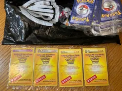 Set of SEALED Pokemon (1999) WB movie promo cards Dragonite Pikachu Mewtwo - Image 1