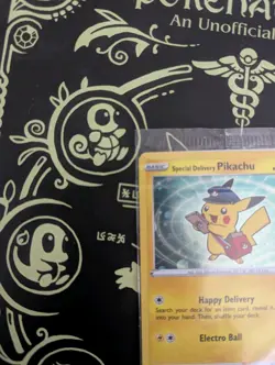 Pokemon Center Special Delivery Pikachu SWSH074 Holo Promo Card SEALED - Image 2