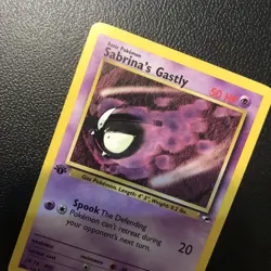 Sabrina's Gastly 093/132 Gym Heroes First Edition Pokemon Card Mint/NM - Image 5
