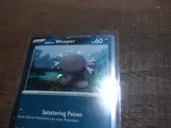 Paldean Wooper 041 * Obsidian Flames * Cosmos SWIRL HOLO POKEMON CARD TCG PF! - Image 2