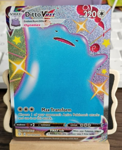 Pokemon Card Ditto VMAX SV119/SV122 Shining Fates Ultra Rare Full Art Near Mint - Image 1