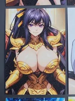 DxD Akeno Cosplay - High School DxD ACG Doujin Goddess Frosted Cards - Image 5