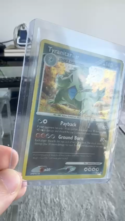 Tyranitar 17/123 Holo Rare, Diamond Pearl Mysterious Treasures, Pokemon Card - Image 2