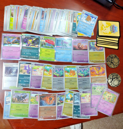 Pokemon TCG Phantasmal Flames 62 card Holo & Reverse LOT + PROMOS + Coins - Image 1