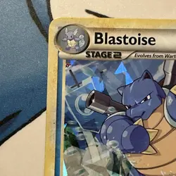 Pokemon TCG card Blastoise HS Unleashed Cracked Ice Holo 13/95 MINT - Image 2