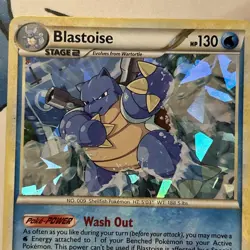 Pokemon TCG card Blastoise HS Unleashed Cracked Ice Holo 13/95 MINT - Image 4