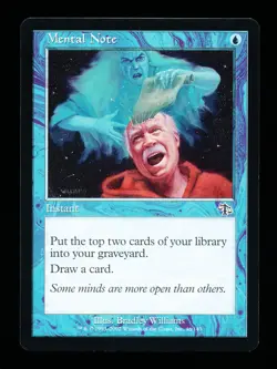 * * 1x Mental Note x1 * * Judgment MTG NM Near Mint or Close - Image 1