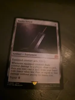 Magic BUSTER SWORD FINAL FANTASY M 0255 FFVII FIN EN CARD FFC Mtg Tcg - Image 2