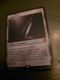 Magic BUSTER SWORD FINAL FANTASY M 0255 FFVII FIN EN CARD FFC Mtg Tcg - Image 4