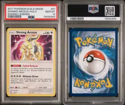 Pokemon 2017 Shining Arceus 57/73 Shining Legends Shiny Holo Rare PSA 10 - Image 1