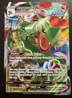Rayquaza VMAX Full Art 101/159 Crown Zenith Pokemon 2023 - Image 1