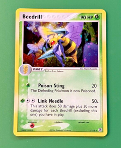 Pokemon TCG Beedrill EX FireRed & LeafGreen 1/112 Holo Rare NM - Image 1