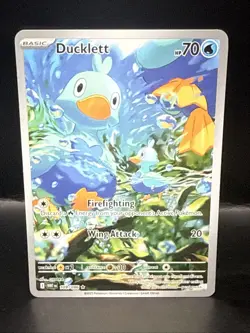 Pokemon TCG: White Flare Ducklett 109/086 IR NM - Image 1