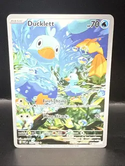Pokemon TCG: White Flare Ducklett 109/086 IR NM - Image 2