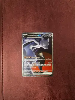 Team Rocket’s Mewtwo ex 281/217 SIR Secret Ascended Heroes Pokemon IN HAND MINT - Image 1