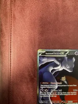 Team Rocket’s Mewtwo ex 281/217 SIR Secret Ascended Heroes Pokemon IN HAND MINT - Image 2