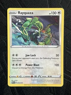Pokemon TCG Rayquaza 014/015 McDonald's Promos 2024 Regular (English) - NM - Image 3