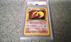 1999 Pokemon Jungle 1st Edition Flareon Holo #3 PSA 6 - Image 2