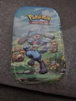 Pokemon Sinnoh Stars Mini Tin Riolu & Bidoof NEW SEALED 2 Packs - Image 1