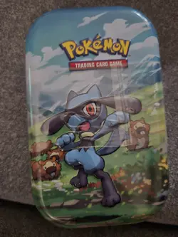 Pokemon Sinnoh Stars Mini Tin Riolu & Bidoof NEW SEALED 2 Packs - Image 2