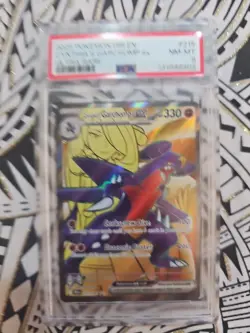 2025 POKEMON SVP BLACK STAR PROMO #204 CYNTHIA'S GARCHOMP EX PSA 8 NM-MINT (302) - Image 1