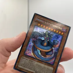 Yugioh Vennominaga the Deity of Poisonous Snakes TAEV-EN013 Secret Rare 1st LP - Image 3