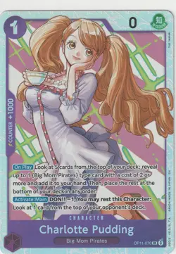 Charlotte Pudding OP11-070 SR - A Fist of Divine Speed - One Piece TCG - EN - Image 1