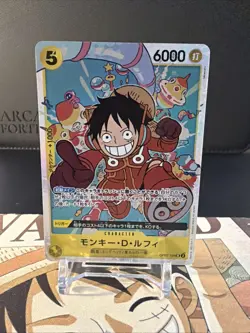 • Monkey.D.Luffy • OP07-109 SR Premium Booster JP Holo Foil One Piece TCG NM - Image 1