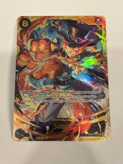 Sabo OP07-118 SEC - One Piece TCG - English Card Near-Mint Secret Rare - Image 1
