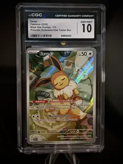 🌟 CGC 10 🌟 Eevee 173 Sv: Scarlet & Violet Pokemon Promo Card - Image 1