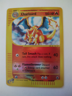 Pokemon Charizard 39/165 Reverse Holo Rare Expedition eReader Card NM Condition - Image 1