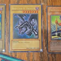 Lot of 161 Yu-Gi-Oh! 1996 TCG Cards Dark Magician Red-Eyes B. Dragon - Image 3