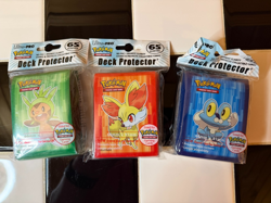 Pokemon TCG Ultra Pro Card Sleeves XY Froakie Chespin Fennekin New Sealed - Image 1