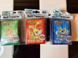 Pokemon TCG Ultra Pro Card Sleeves XY Froakie Chespin Fennekin New Sealed - Image 2