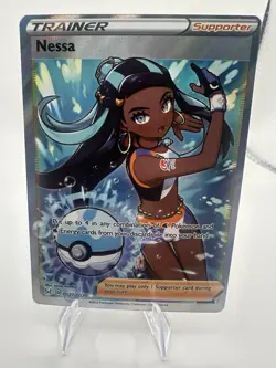 Nessa TG27/TG30 Lost Origin Trainer Gallery English Pokemon Card- NM - Image 1