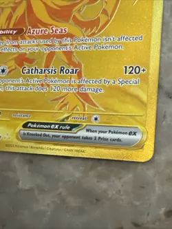 Walking Wake ex 178/131 Gold Holo Ultra Rare Pokemon Card | Azure Seas | NM - Image 3