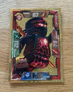 LEGO Ninjago Serie 1 Trading Card Game - LE4 NRG Cole Limitierte Auflage - Image 1