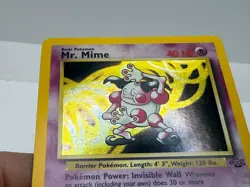 Mr Mime 6/64 Holo Jungle Set Pokemon card - Image 3