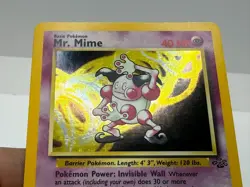 Mr Mime 6/64 Holo Jungle Set Pokemon card - Image 4