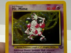 Mr Mime 6/64 Holo Jungle Set Pokemon card - Image 5