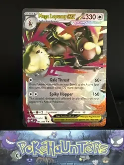 Pokemon Card Mega Lopunny Ex 084/094 Phantasmal Flames Half Art Ultra Rare NM - Image 1