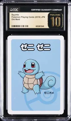2019 POKEMON PLAYING CARDS OLD MAID - JPN SQUIRTLE CGC 10 PERFECT - Image 1