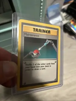 Pokemon TCG Trainer Card Maintenance 83/102 Base Set - Image 2