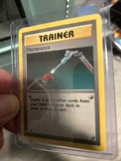 Pokemon TCG Trainer Card Maintenance 83/102 Base Set - Image 3
