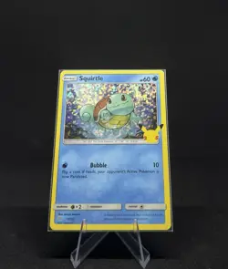 Squirtle 17/25 Holo McDonalds Promo 2021 25th Anniversary Pokemon Card - Image 1