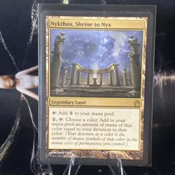 Magic the Gathering - Nykthos, Shrine to Nyx - Theros - Regular - Land LP - mtg - Image 1