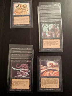 THE DARK * Black Lot: Frankenstein's Monster, Worms of the Earth *Mostly NM* MtG - Image 2