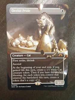 Ocelot Pride (Borderless) #322 (NM) Modern Horizons 3 MH3 Magic MTG - Image 1