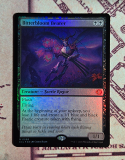 MTG Foil Bitterbloom Bearer Lorwyn Eclipsed Magic the Gathering NM - Image 1